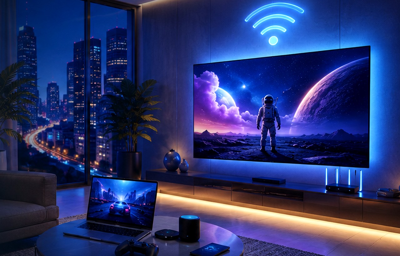 Premium smart home entertainment and work setup powered by Pioneer high speed internet